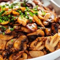 Garlic Butter Mushrooms Pin