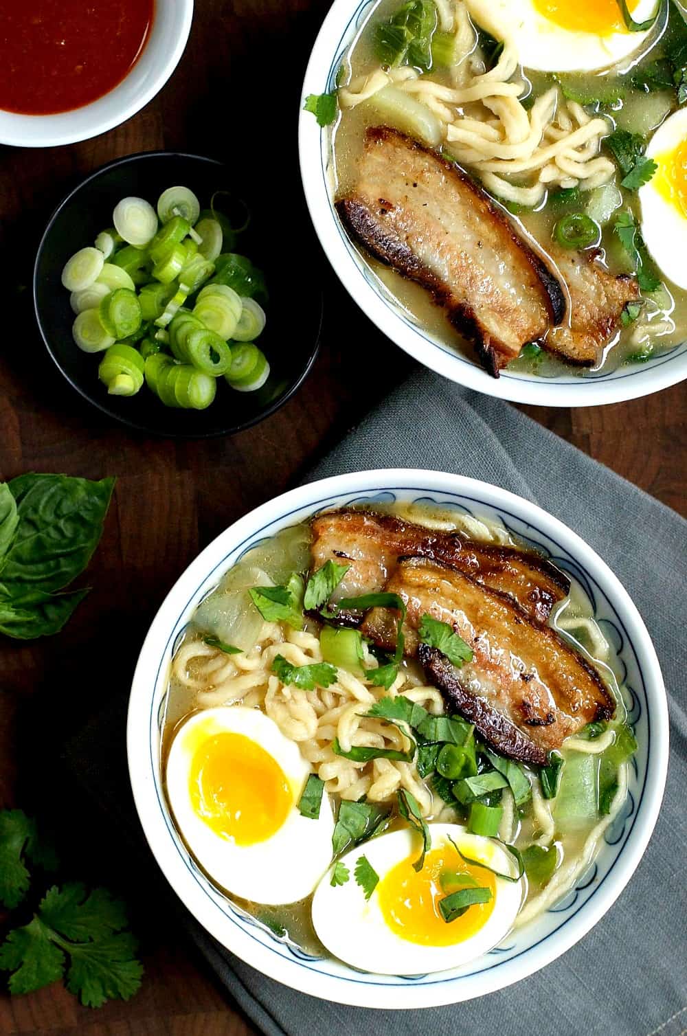 Pork Belly Ramen served