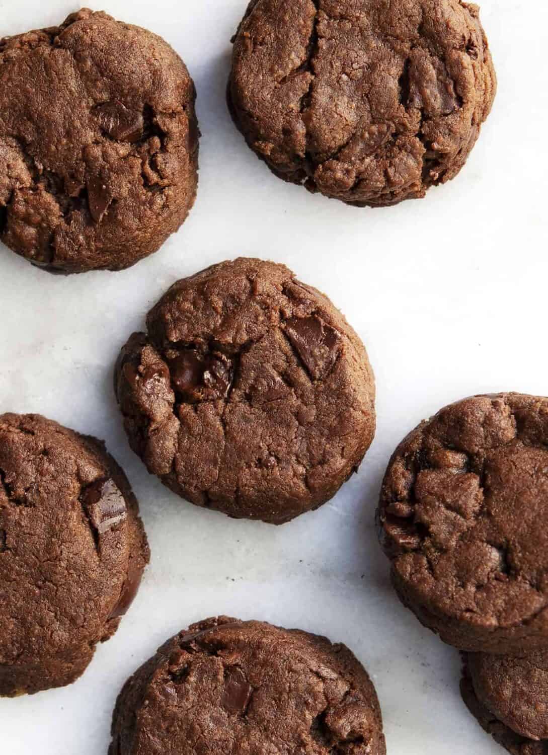 World Peace Cookies on a white marble board