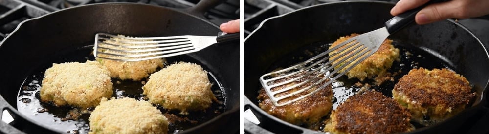 pan frying cod fish cakes